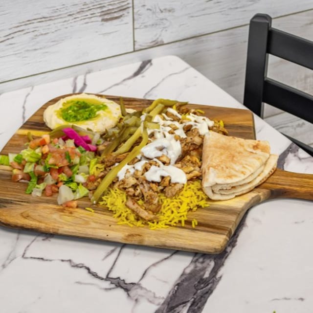 Chicken Shawarma Plate.