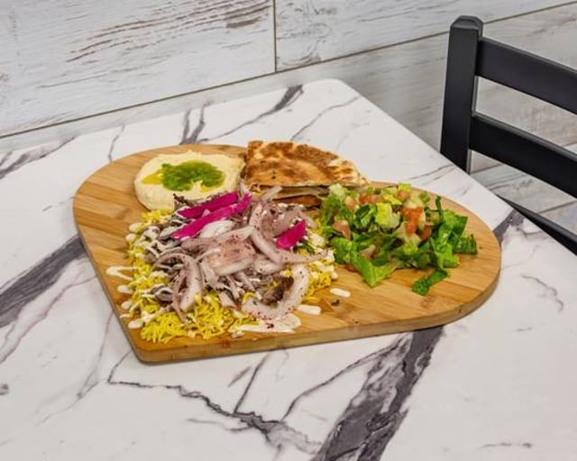 Beef & Lamb Shawarmah Plate.